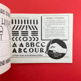 Lettering in a variety of alphabets