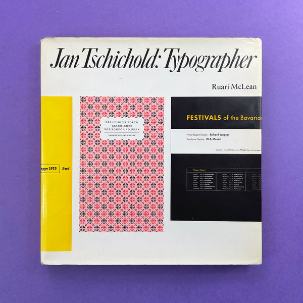 Jan Tschichold: Typographer. Buy and sell the best graphic design books, journals, magazines and posters with The Print Arkive.