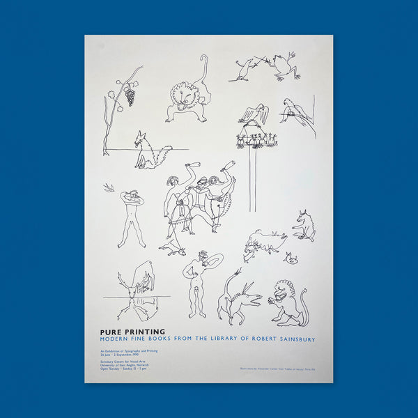 Pure Printing: An Exhibition of Typography and Printing [Poster] Alexander Calder