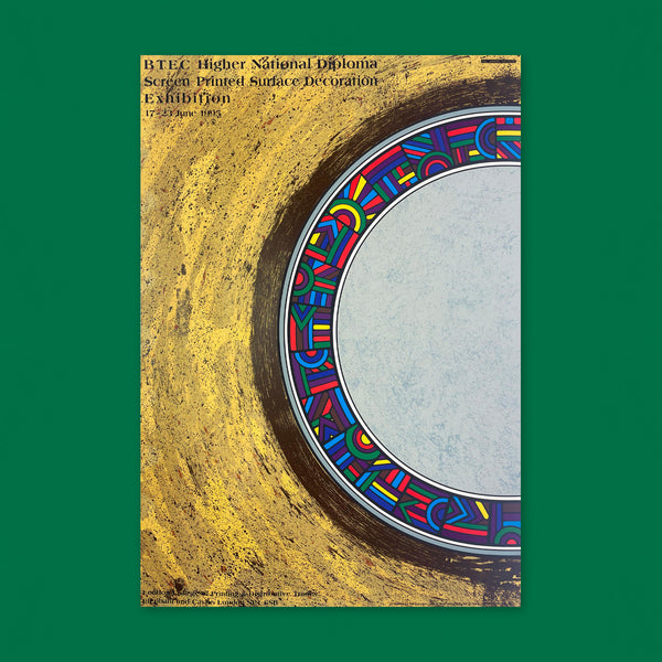 Screen Printed Surface Decoration Exhibition [Poster] Ian Gardner