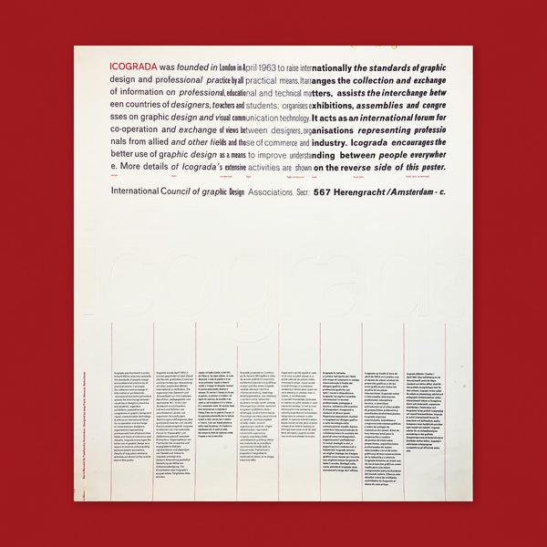 Icograda 1966 [Poster] Jaap Frank