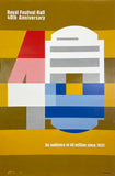 40th Anniversary of the Royal Festival Hall [Poster] Abram Games