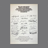 We, the undersigned, deplore and oppose… [Poster] Crosby/Fletcher/Forbes