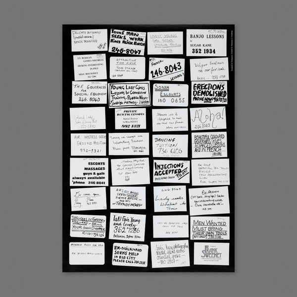 Calling Cards, Frank Sweeney Photographer [Poster] Pentagram