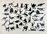 Cats [Screenprint] Alan Fletcher