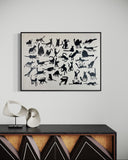 Cats [Screenprint] Alan Fletcher