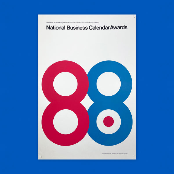 National Business Calendar Awards 1988 [Poster] Tom Eckersley