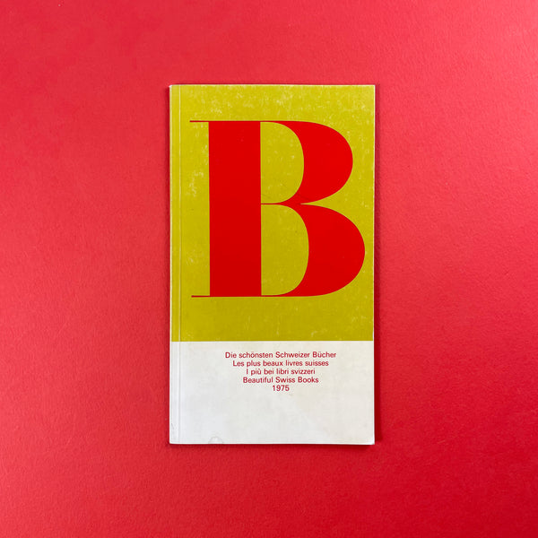 Beautiful Swiss Books 1975. Buy and sell the best graphic design books, journals, magazines and posters with The Print Arkive.