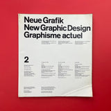 Neue Grafik / New Graphic Design / Graphisme actuel No.2 1959. Buy and sell the best graphic design books, journals, magazines and posters with The Print Arkive.