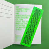 The Democratic Lecture (Craig Oldham)