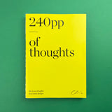 Hat-Trick Design, 240pp of thoughts