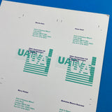 UATV, Argento, NFA; Printed Stationary (8vo)