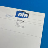 UATV, Argento, NFA; Printed Stationary (8vo)