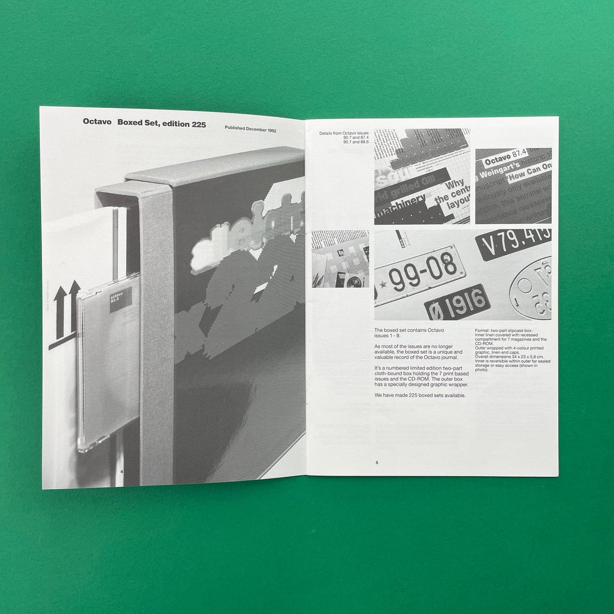 Octavo Journal: Eight Five Zero Publishing catalogue (8vo) – The Print ...