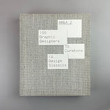 Area 2 presents the definitive showcase of contemporary graphic design, featuring 100 visionary designers selected by 10 leading curators, plus 10 enduring classics, in a bold, grid-free visual survey of today's global visual culture.