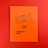 Lawrence Weiner: Zwei Blöcke. Two Blocks. Buy and sell the best graphic design books, journals, magazines and posters with The Print Arkive.