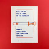 Lawrence Weiner: Flags folded out of sight of the barricade. Buy and sell the best graphic design books, journals, magazines and posters with The Print Arkive.