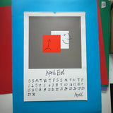 A calendar for 1989 designed by Alan Fletcher for Pentagram