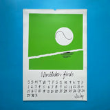 A calendar for 1989 designed by Alan Fletcher for Pentagram