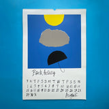 A calendar for 1989 designed by Alan Fletcher for Pentagram