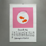 A calendar for 1990 designed by Alan Fletcher for Pentagram