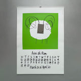 A calendar for 1990 designed by Alan Fletcher for Pentagram