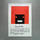 A calendar for 1990 designed by Alan Fletcher for Pentagram