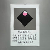 A calendar for 1990 designed by Alan Fletcher for Pentagram