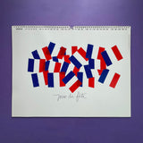 A calendar for 1992 designed by Alan Fletcher for Pentagram