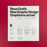 Neue Grafik / New Graphic Design / Graphisme actuel No.8 1960. Buy and sell the best graphic design books, journals, magazines and posters with The Print Arkive.