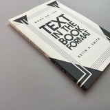 Text in the Book Format
