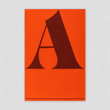 A is for Arriola Caslon. Conways Photosetting [Poster] Pentagram. Buy and sell the best original vintage posters and prints with The Print Arkive.