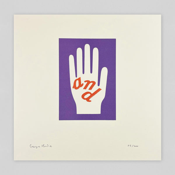 “Hand”, George Hardie [AGI ‘4-letter-word’] – The Print Arkive