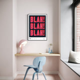 Blah Blah Blah: Dave Buonaguidi [Lecture Poster] Typographic Circle