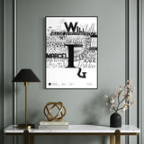 Will Talk Illustrator & Designer: Jeff Fisher [Lecture Poster] Typographic Circle