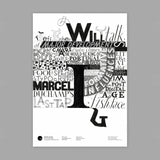 Will Talk Illustrator & Designer: Jeff Fisher [Lecture Poster] Typographic Circle