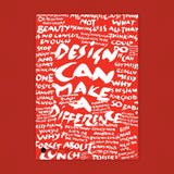 Design CAN make a difference: Michael Johnson [Lecture Poster] Typographic Circle