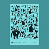 Illustrator and cartoonist: Tom Gauld [Lecture Poster] Typographic Circle
