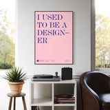 I Used To Be a Designer: Will Hudson [Lecture Poster] Typographic Circle