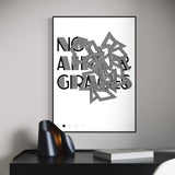 No Airs and Graces: Morag Myerscough [Lecture Poster] Typographic Circle