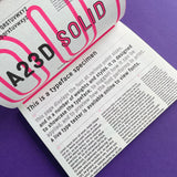 SP3: A selection of old favourites and brand new fonts from A2-Type in London [Type Specimen Book]