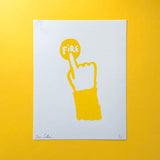 The End is Nigh, Jean Jullien [NB Studio]. Buy and sell the best original vintage posters and prints with The Print Arkive.