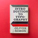 Oliver Simon, Introduction to Typography. Buy and sell the best graphic design books, journals, magazines and posters with The Print Arkive.