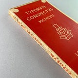 TYPORUM CONSPECTUS MCMLVII [Specimen of Types]