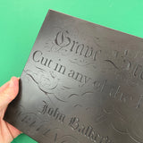 The Baskerville Slate c.1730 [Replica]