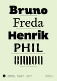 Five Big Names in Type [Lecture Poster] Typographic Circle