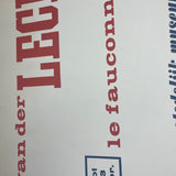 Bart van der Leck and Henri Le Fauconnier [Exhibition Poster] Willem Sandberg, 1959
