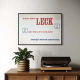 Bart van der Leck and Henri Le Fauconnier [Exhibition Poster] Willem Sandberg, 1959