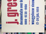 J. Greshoff retrospective [Exhibition Poster] Willem Sandberg, 1959