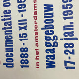 J. Greshoff retrospective [Exhibition Poster] Willem Sandberg, 1959